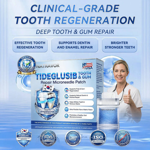 Your Smile~ Natravor® 🦷 Tideglusib Fast‑Dissolving Tooth & Gum Repair Oral Strips ✨ (𝟓-𝐢𝐧-𝟏 💎 𝐑𝐞𝐛𝐮𝐢𝐥𝐝 𝐄𝐧𝐚𝐦𝐞𝐥 & 𝐃𝐞𝐧𝐭𝐢𝐧 • 𝐒𝐭𝐫𝐞𝐧𝐠𝐭𝐡𝐞𝐧 𝐆𝐮𝐦𝐬 • 𝐄𝐫𝐚𝐝𝐢𝐜𝐚𝐭𝐞 𝐓𝐚𝐫𝐭𝐚𝐫 & 𝐎𝐝𝐨𝐫 • 𝐖𝐡𝐢𝐭𝐞𝐧𝐢𝐧𝐠 • 𝐒𝐭𝐨𝐩 𝐓𝐨𝐨𝐭𝐡 𝐒𝐞𝐧𝐬𝐢𝐭𝐢𝐯𝐢𝐭𝐲)🦷