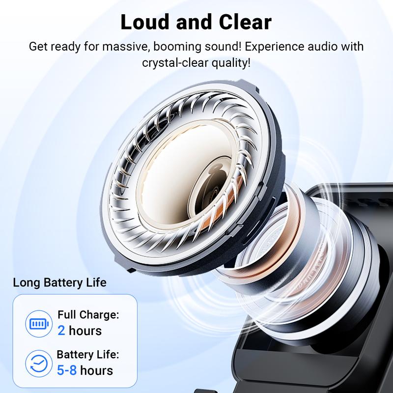 No-Bluetooth Induction Speaker Stand – 5-in-1 Phone Holder with RGB Lights & Power Bank