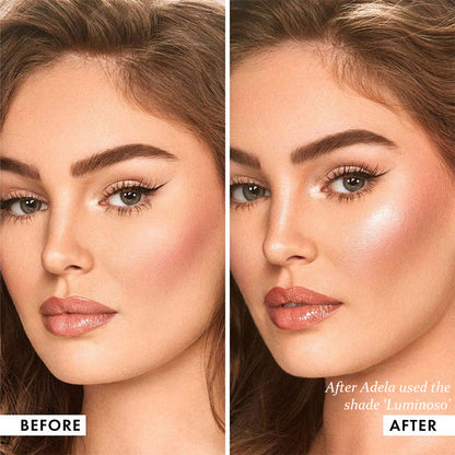 Flawless Finish Makeup Trio – Multi-Use Palette, Baked Blush & Pro Brush