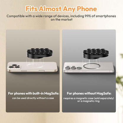 🔥 3-in-1 Suction Magnetic Phone Holder