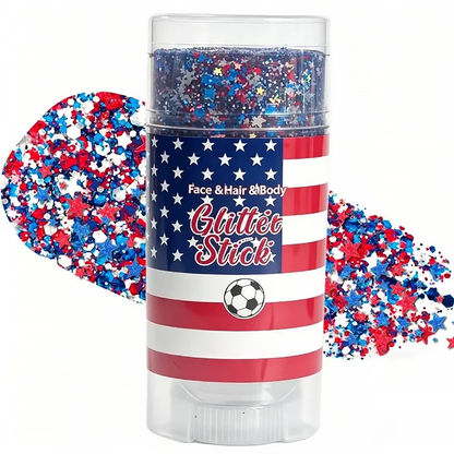 🦅4th of July Glitter Stick✨🔔Red, White & Blue Body & Hair Sparkle