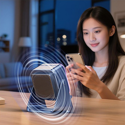 🔥Last day of the limited-time 50% off sale!🔥5-in-1 Wireless Induction Bluetooth Speaker with Adjustable Phone Stand
